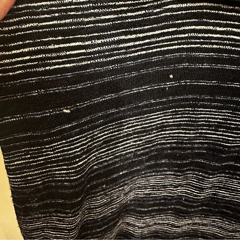 Anthropologie Maeve Plata‎ Chevron Women’s Stretch Midi Skirt Faux Wrap Large